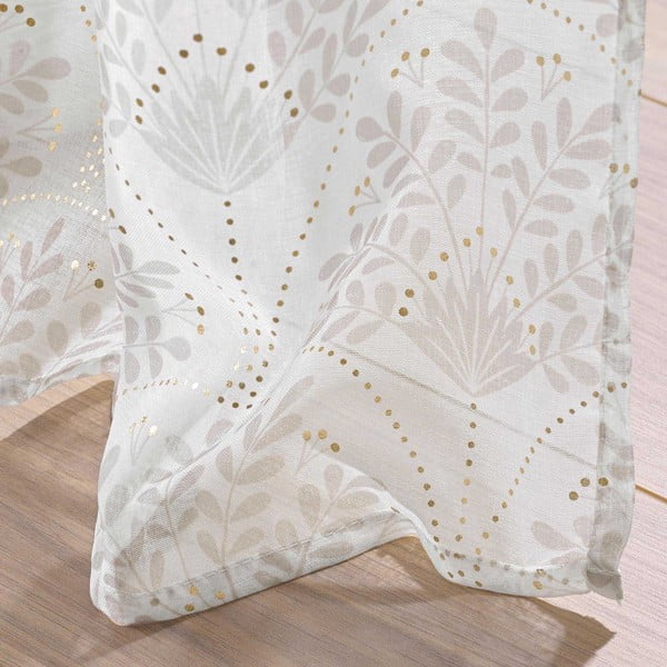 Balts/bēšs dienas aizkars 140x280 cm Majestia – douceur d'intérieur-image-3