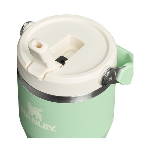 Salvijas zaļš nerūsējošā tērauda termoss 600 ml IceFlow™ Flip Straw 2.0 Tumbler Pistachio – Stanley-image-1