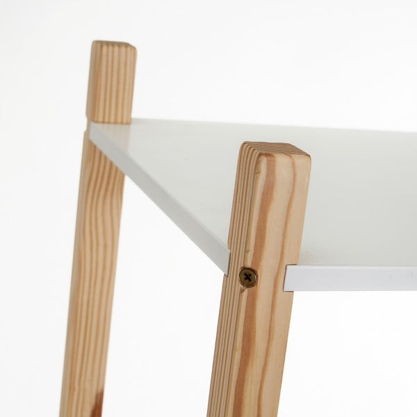 Balts bērnu grāmatu plaukts 60x106,5 cm – Casa Selección-image-2