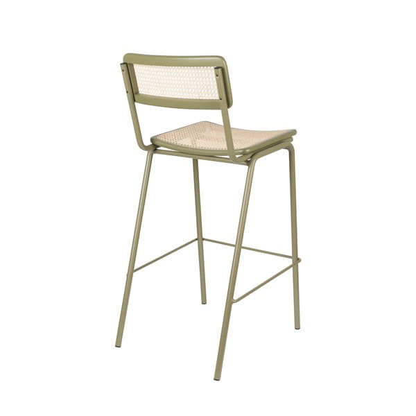 Zaļi rotangpalmas bāra krēsli (2 gab.) 106 cm komplektā Jort – Zuiver-image-4