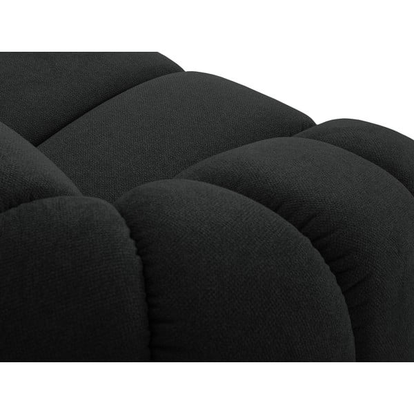 Melns stūra dīvāns (ar labo stūri) Diana – Micadoni -image-1