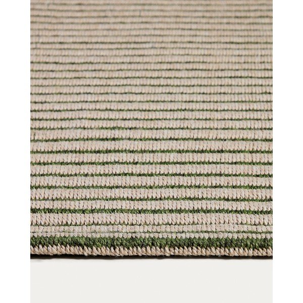 Zaļš/bēšs iekštelpu un āra paklājs 200x300 cm Ardelia – Kave Home-image-4