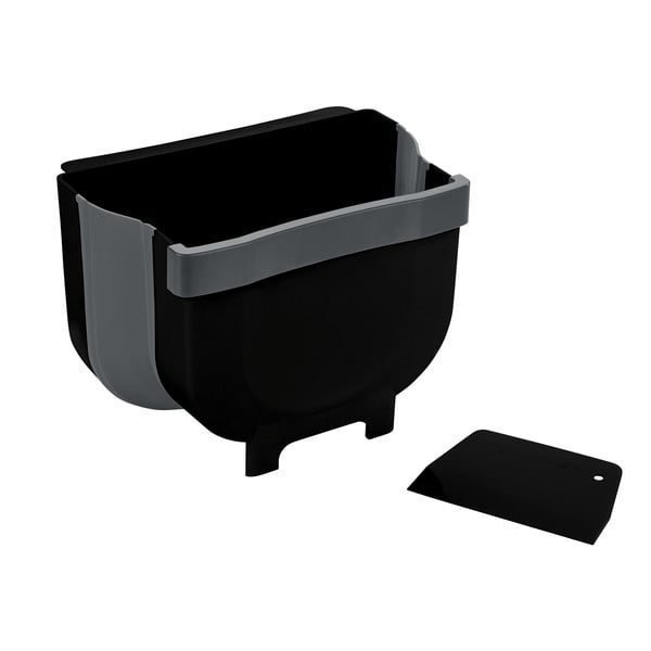 Melna pakarināma atkritumu tvertne Wenko Black Outdoor Kitchen Fago, 5 l-image-2