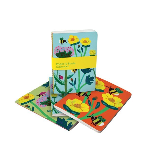 A6 izmēra pierakstu klades 64 lpp. (3 gab.) Honey – Roger la Borde-image-3