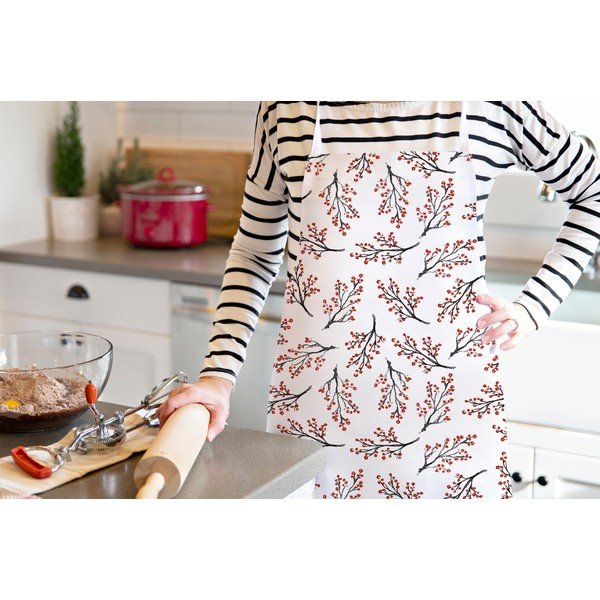 Ziemassvētku kokvilnas priekšauts Rowan Berries – Butter Kings-image-1