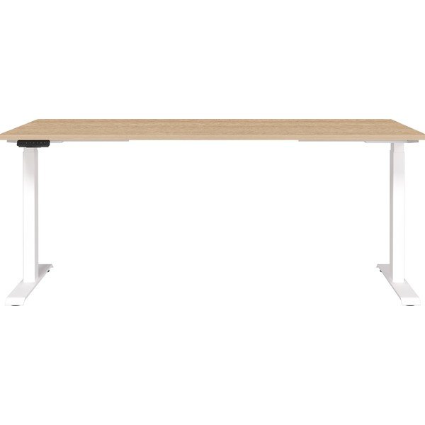 Regulējams darba galds ar elektriski regulējamu augstumu ar ozolkoka imitācijas galda virsmu 80x180 cm Jet – Germania-image-1