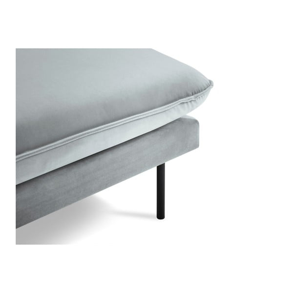 Gaiši pelēks samta zvilnis Cosmopolitan Design Vienna, kreisais stūris-image-4