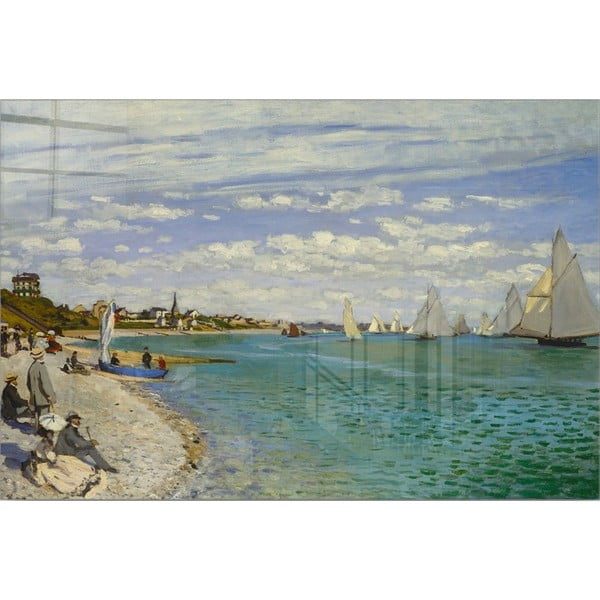 Stikla glezna 70x50 cm Claude Monet – Wallity