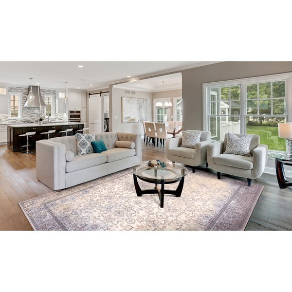 Krēmkrāsas vilnas paklājs 200x300 cm Jennifer – Agnella-image-1