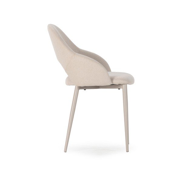 Bēši polsterēti pusdienu krēsli (2 gab.) Lia – Marckeric-image-4