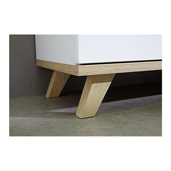 Balta trīsdurvju kumode Germania Oslo-image-4