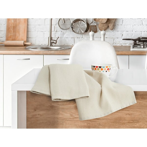 Kokvilnas trauku dvieļi (3 gab.) 40x60 cm Wafle – B.E.S.-image-2