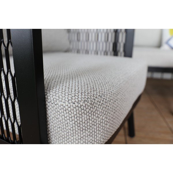 Pelēks metāla dārza atpūtas krēsls Edinburgh Duo – Rojaplast-image-1