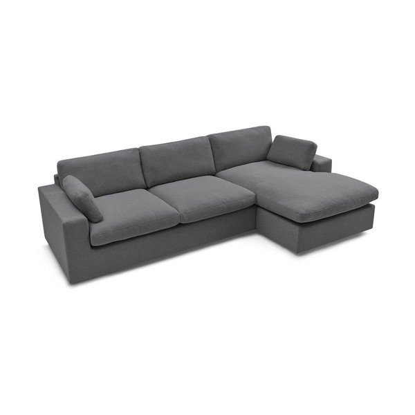 Tumši pelēks stūra dīvāns Belair – Bobochic Paris-image-4