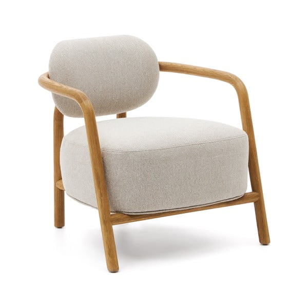 Bēšs atpūtas krēsls Melqui – Kave Home