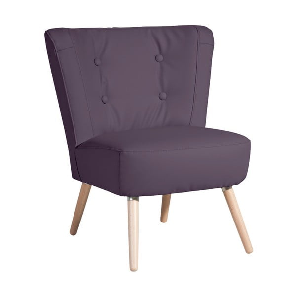 Max Winzer Neele ādas violets krēsls