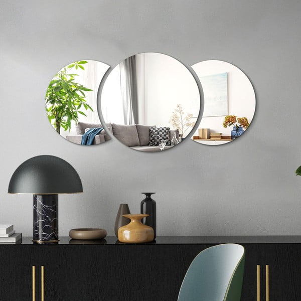 Sienas uzlīme 26x26 cm Half–moon Mirror – Ambiance