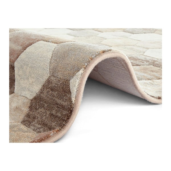 Brūns un krēmkrāsas paklājs Elle Decoration Arty Manosque, 80 x 150 cm-image-2