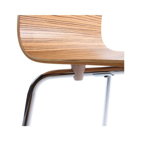 Ēdamistabas krēsls ar sēdekli no gaiša koka Kokoon Classic Zebrano-image-4