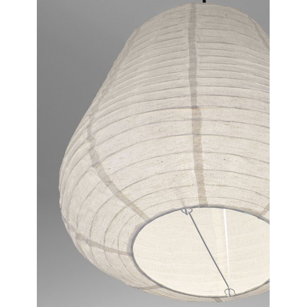 Balta lina piekaramā lampa ø 50 cm Linnet – Nova Luce-image-2