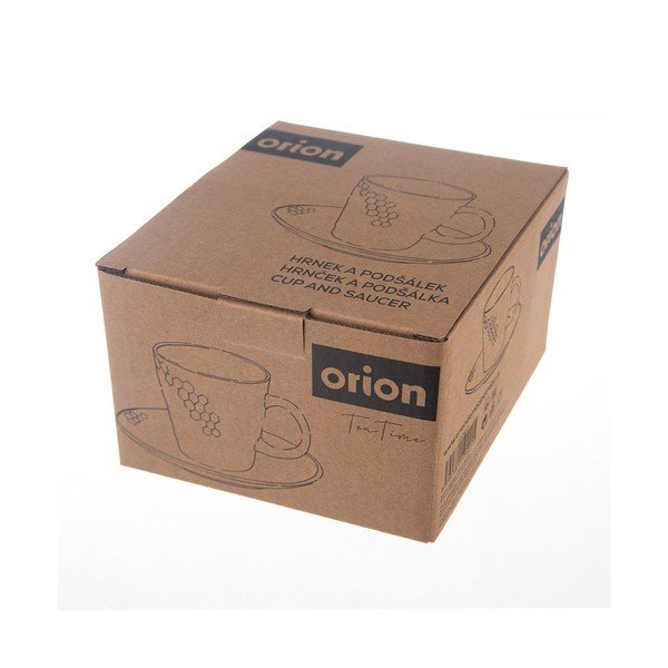 Melna kapučīno keramikas tasīte 250 ml Tea Time – Orion-image-4