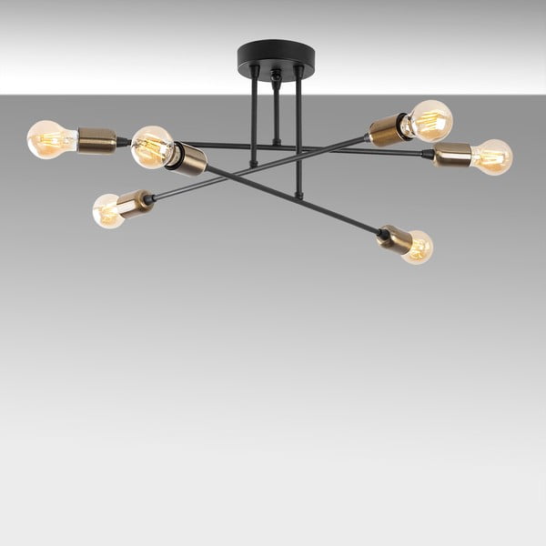 Melna griestu lampa Fleur – Opviq lights-image-4