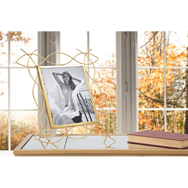 Stāvošs metāla foto rāmis Mauro Ferretti Glam X, 35,5 x 37 cm-image-1