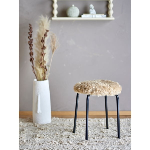 Bēšs metāla ķeblis saliekams viens uz otra Linard – Bloomingville-image-1