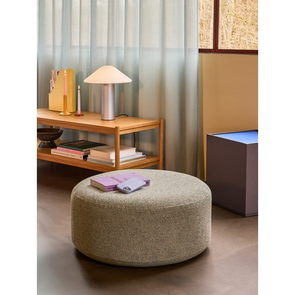 Gaiši zaļš pufs Marshmellow – Hübsch-image-3