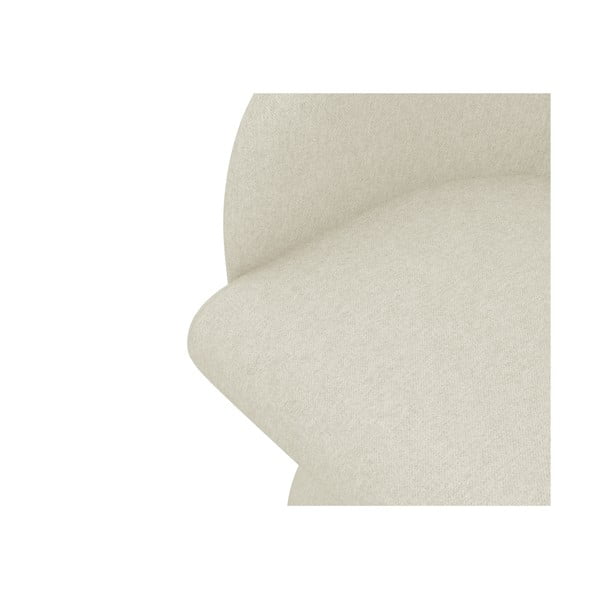 Krēmkrāsas polsterēts ēdamistabas krēsls Kanoa – Makamii-image-4