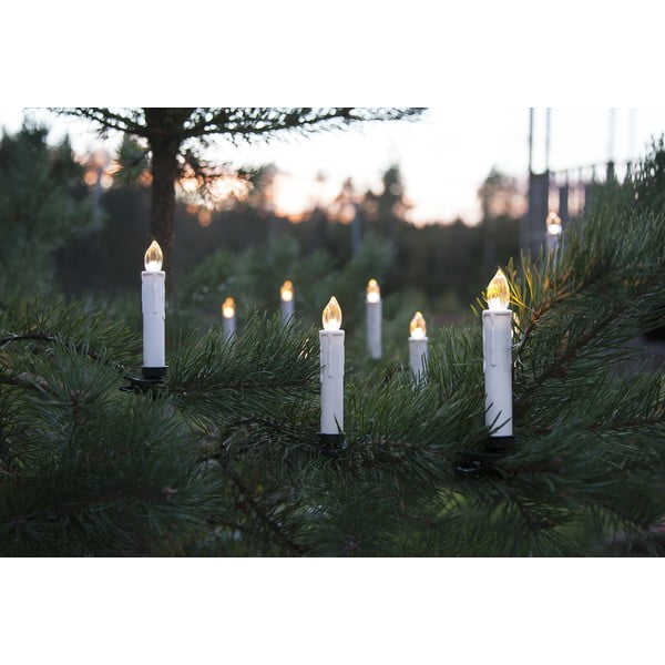 10 LED sveču komplekts ar tālvadības pulti Best Season Shaft, augstums 13,5 cm