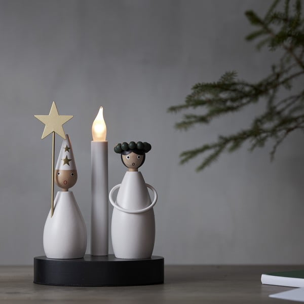 Melnbalts gaismas dekors ar Ziemassvētku motīvu Christmas Joy – Star Trading-image-1