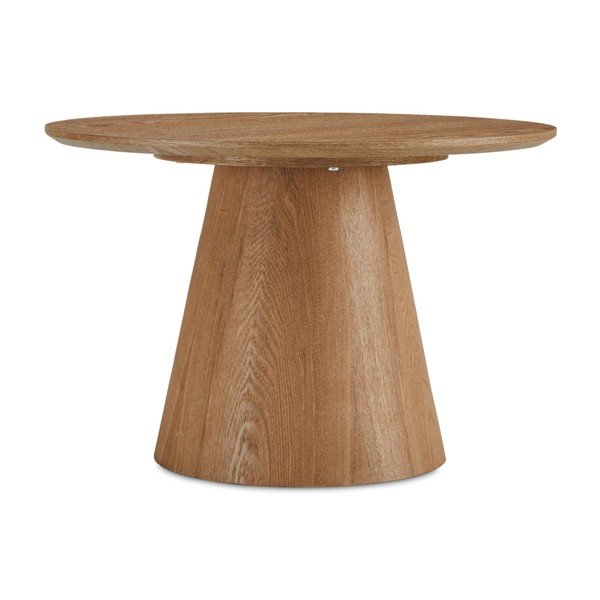 Dabīga toņa žurnālgaldiņš ar ozolkoka imitāciju ø 60 cm Tango – Furnhouse-image-1