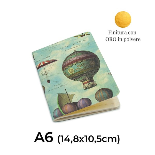 A6 izmēra klades 192 lpp. (4 gab.) Baloons – Kartos-image-2