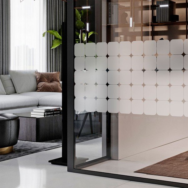 Logu uzlīmes (50 gab.) 10x10 cm Square Blackout – Ambiance-image-3