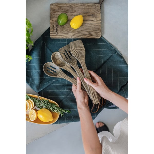 Koka virtuves piederumu komplekts (4 gab.) – Bonami Selection-image-2