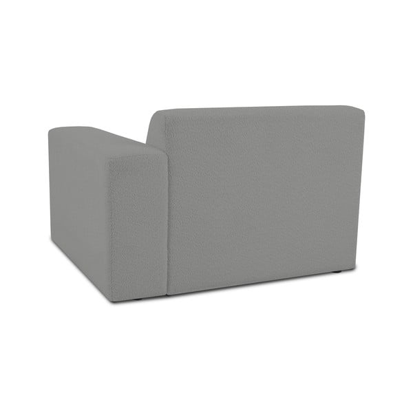 Pelēks modulārais dīvāns no buklē auduma (ar labo stūri) Roxy – Scandic-image-2