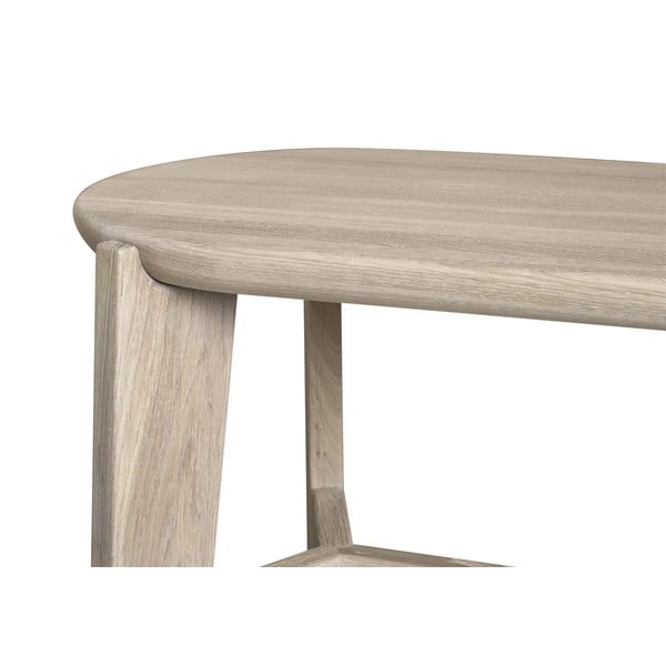 Dabīga toņa ozola masīvkoka bāra taburete (sēdekļa augstums 75 cm) Eli – Blomus-image-3