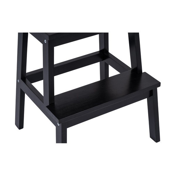 Melna gumijkoka taburete Corg – Bonami Selection-image-3