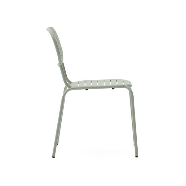 Piparmētru zaļš metāla dārza krēsls Brai – Kave Home-image-3