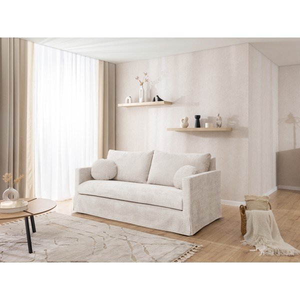 Krēmkrāsas dīvāns 195 cm Paphos – Ropez-image-2