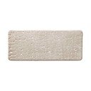 Bēšs tekstila vannas istabas paklājiņš 50x120 cm Ricochet – douceur d'intérieur