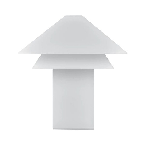 Balta LED galda lampa ar regulējamu spilgtumu ar metāla abažūru (augstums 33,5 cm) Sanaka – Blomus