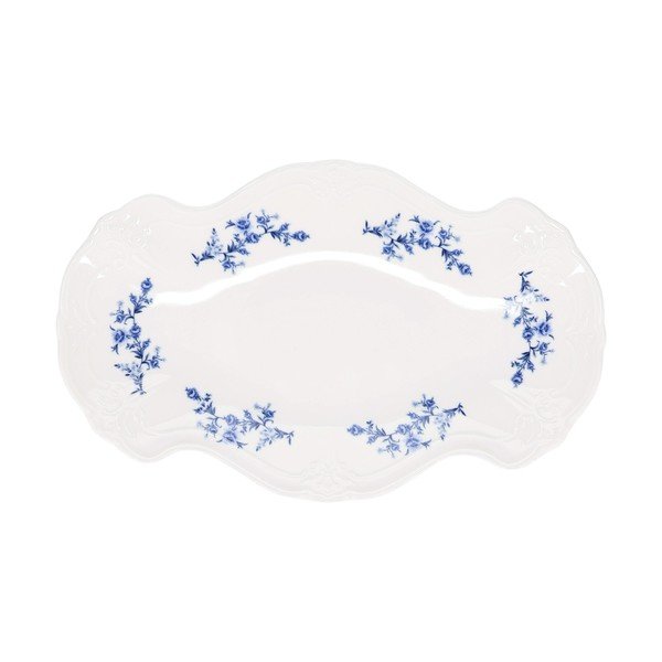 Servēšanas porcelāna paplāte ø 25 cm Retro – BonBistro