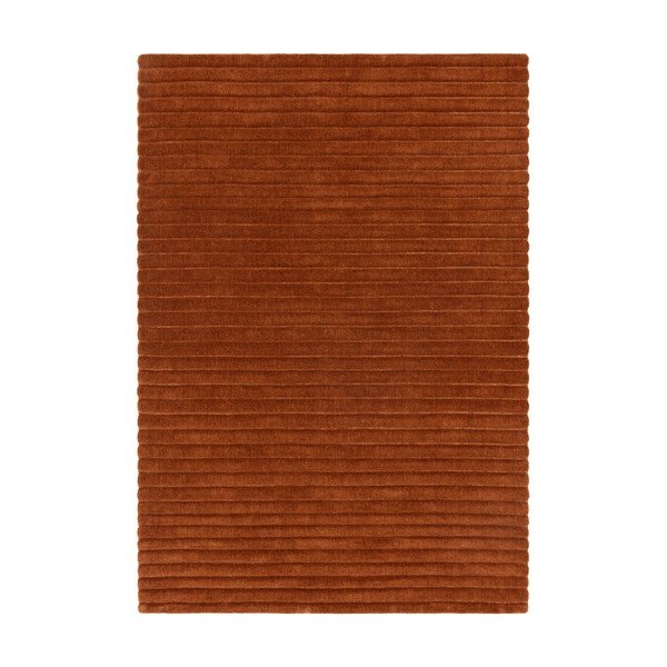Terakotas oranžs ar rokām darināts vilnas paklājs 120x170 cm – Asiatic Carpets