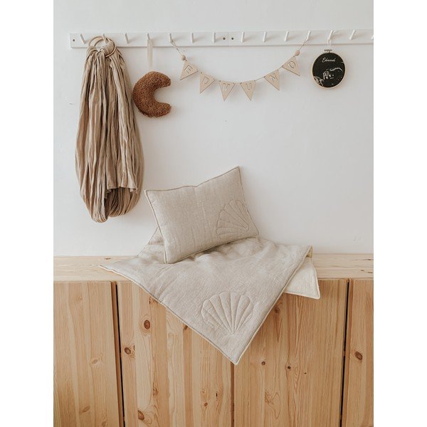 Smilškrāsas lina gultiņas komplekts Sand – Moi Mili-image-2