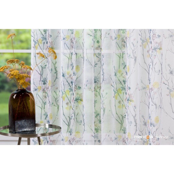 Balts/pelēks dienas aizkars 300x260 cm Olivia – Mendola Fabrics-image-4