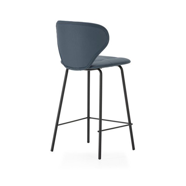 Tumši pelēki bāra krēsli (2 gab.) (sēdekļa augstums 67 cm) Maura – Marckeric-image-4