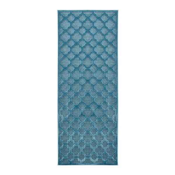 Zils viskozes paklājs Mint Rugs Bryon, 80 x 250 cm