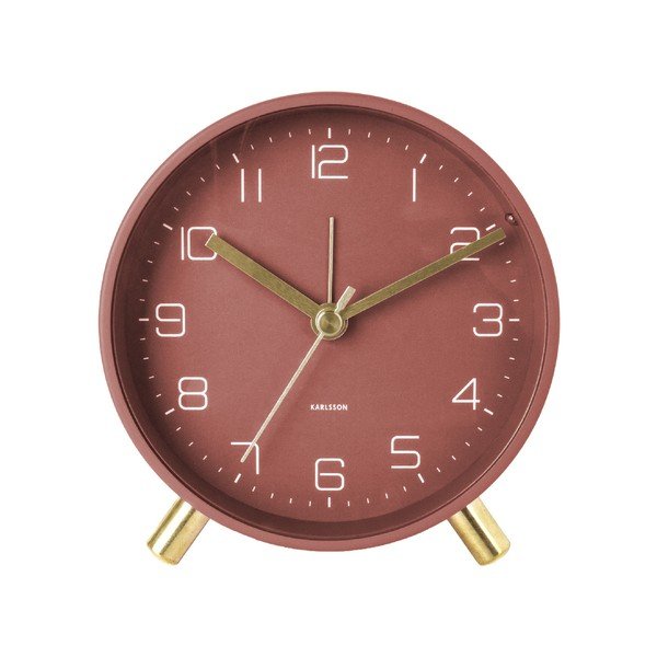 Sarkans modinātājs Karlsson Lofty, ø 11 cm-image-1